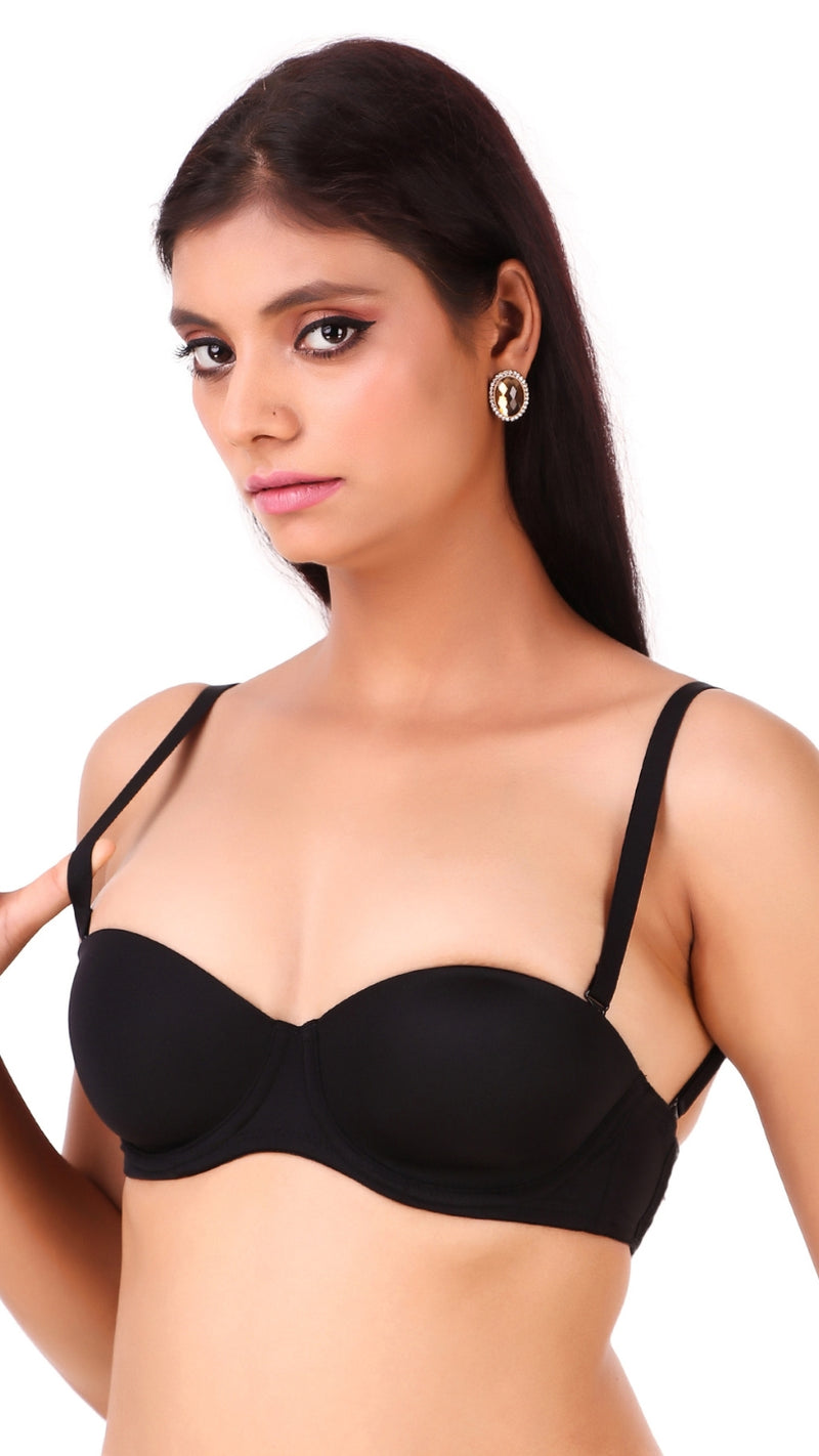 Triumph Black Multiway Invisible-Strap Wired Bra