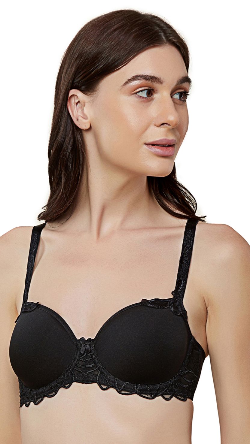 Triumph Black Wired Padded Spacer Cup T-Shirt Minimizer Bra