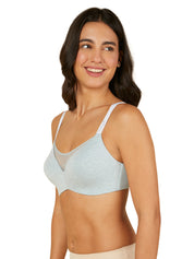 TRIUMPH-110I538 Comfort 161 Padded Non Wired Everyday Invisible Cotton T-Shirt Bra