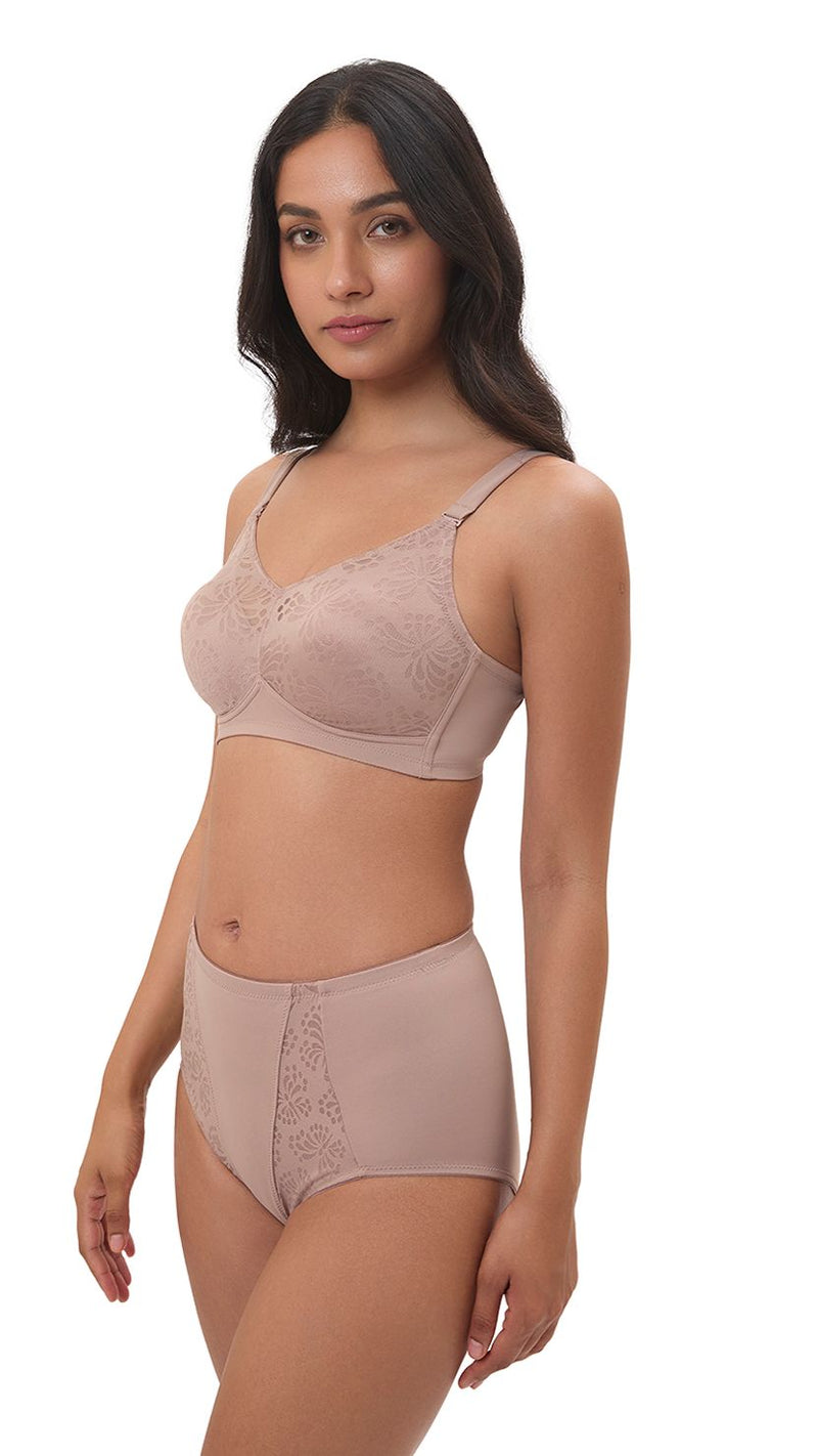 Triumph Mauve Minimizer 112 Non Padded Wireless Seamless Bra