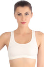 TRIUMPH BRA 300I356-GT Beginner Bra  Top Wireless Non Padded Full Coverage and Medium Support Cotton Bra
