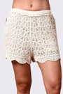 AXTZH One-Piece Crochet Shorts – Comfortable, Playful, and Perfectly Versatile  220-BEIGE-BW1PST