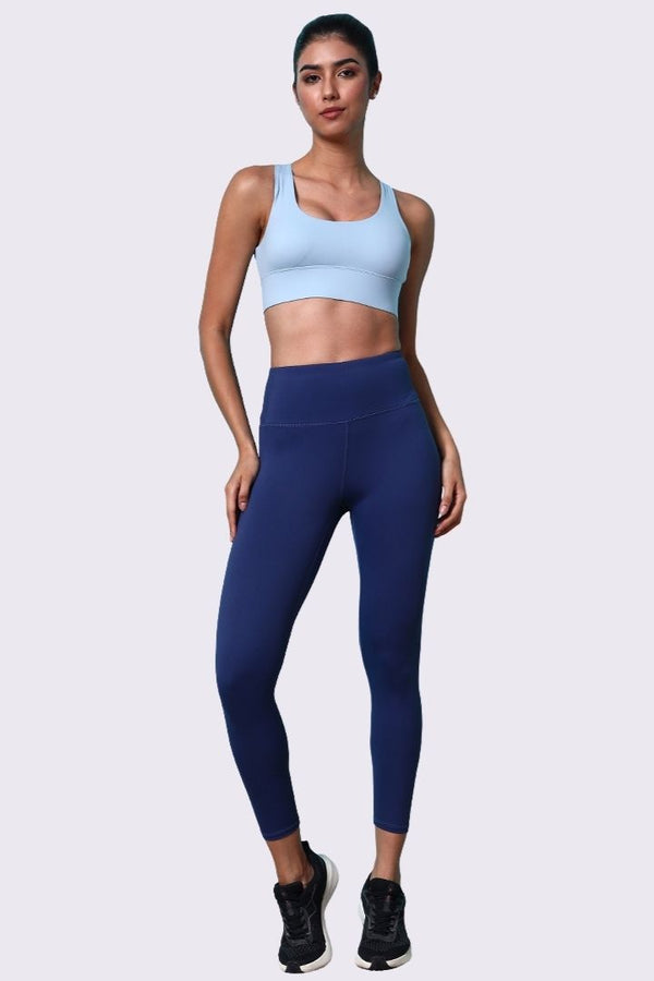 AXTZH Everyday Essential Bra with Wide Straps and Smooth Supportive Fit X0629-SBLUE-CP119