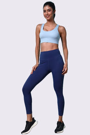 AXTZH Everyday Essential Bra with Wide Straps and Smooth Supportive Fit X0629-SBLUE-CP119