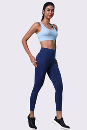 AXTZH Everyday Essential Bra with Wide Straps and Smooth Supportive Fit X0629-SBLUE-CP119