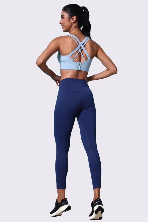 AXTZH Everyday Essential Bra with Wide Straps and Smooth Supportive Fit X0629-SBLUE-CP119