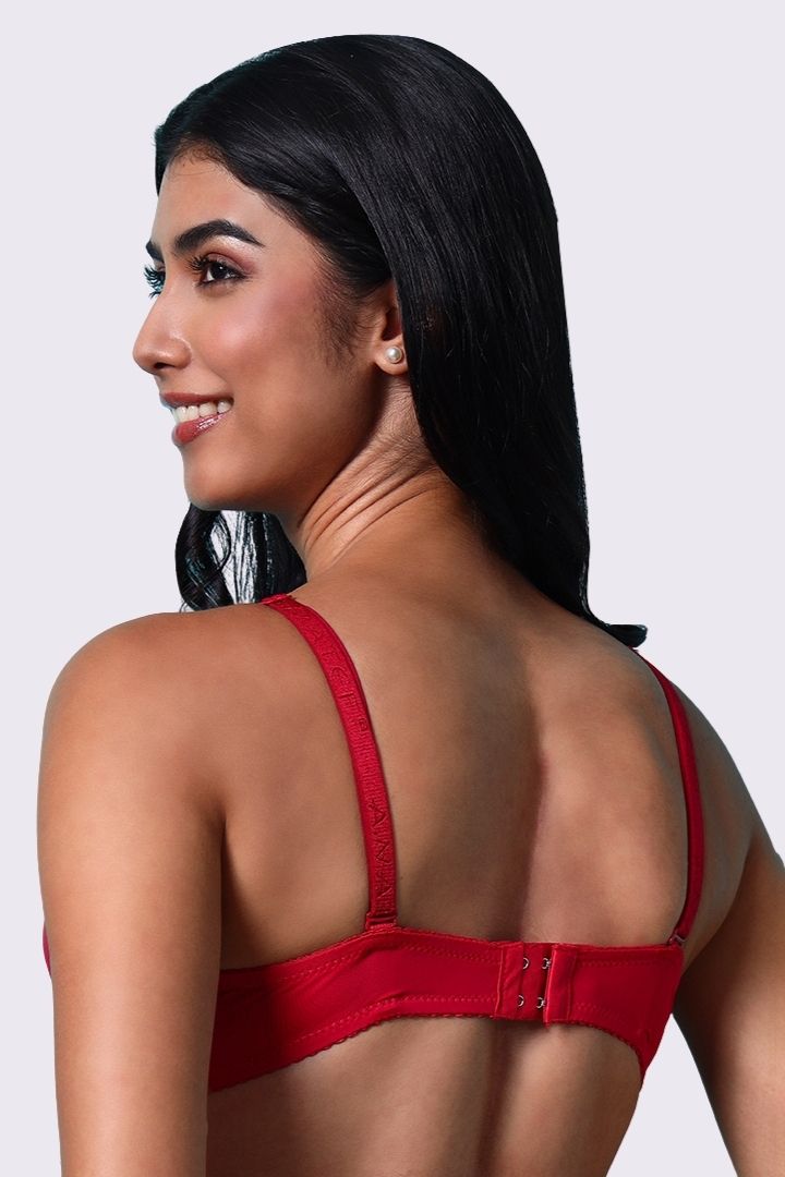 AXTZH Padded Bra for Women – Stylish One-Piece with Enhanced Shape and Gentle Comfort  AB0009-CERISE-DP401