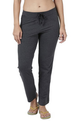 ENAMOR-E014 Charcoal Melange ESSENTIALS COTTON LOUNGE PANTS