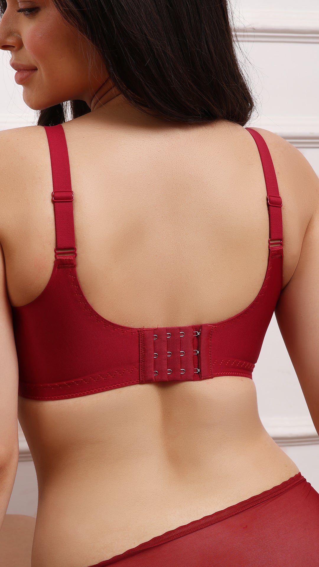 Padded Non-Wired Push-Up Lace Bra | Everyday Comfort Bra