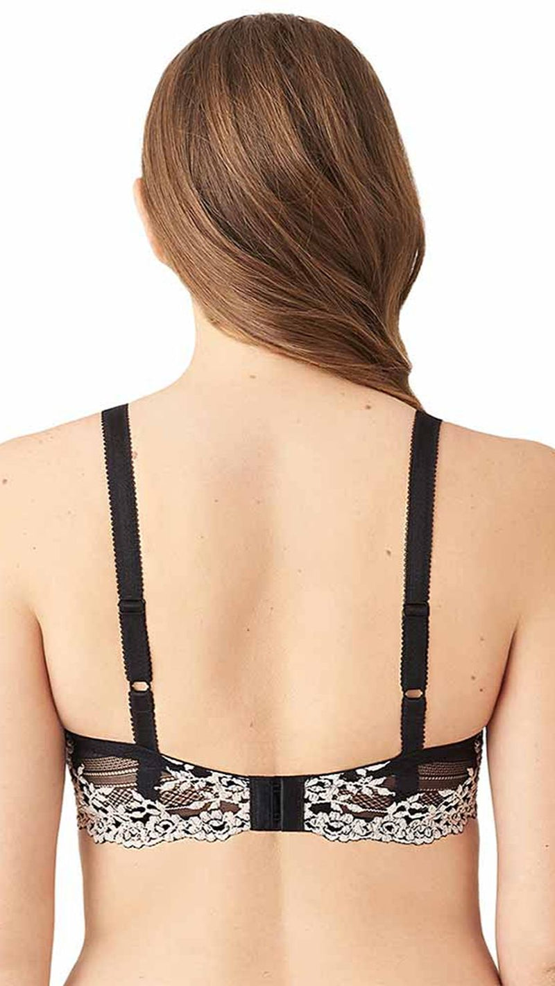 Wacoal Floral Lace Non-Padded Wired Medium Coverage Bra