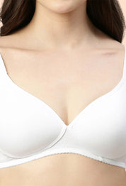 ENAMOR BRA-A039 /2 Perfect Coverage T-Shirt Bra - Supima Cotton Padded Wirefree Medium Coverage