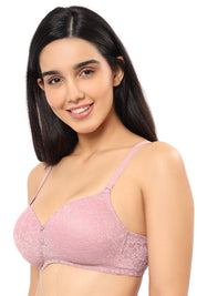 AMANTE BRA10306 Floral Romance Padded Non-wired Lace Bra