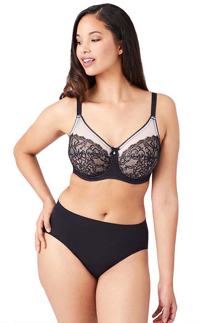 WACOAL BRA-855186 Retro Chic Non Padded Wired Full Coverage Full Support Everyday Comfort Bra