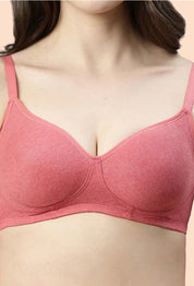 ENAMOR BRA-A042 /2 Side Support Shaper Classic Bra - Supima Cotton Non-Padded Minimizer Wirefree