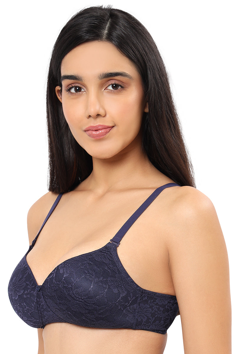 AMANTE BRA10306 Floral Romance Padded Non-wired Lace Bra