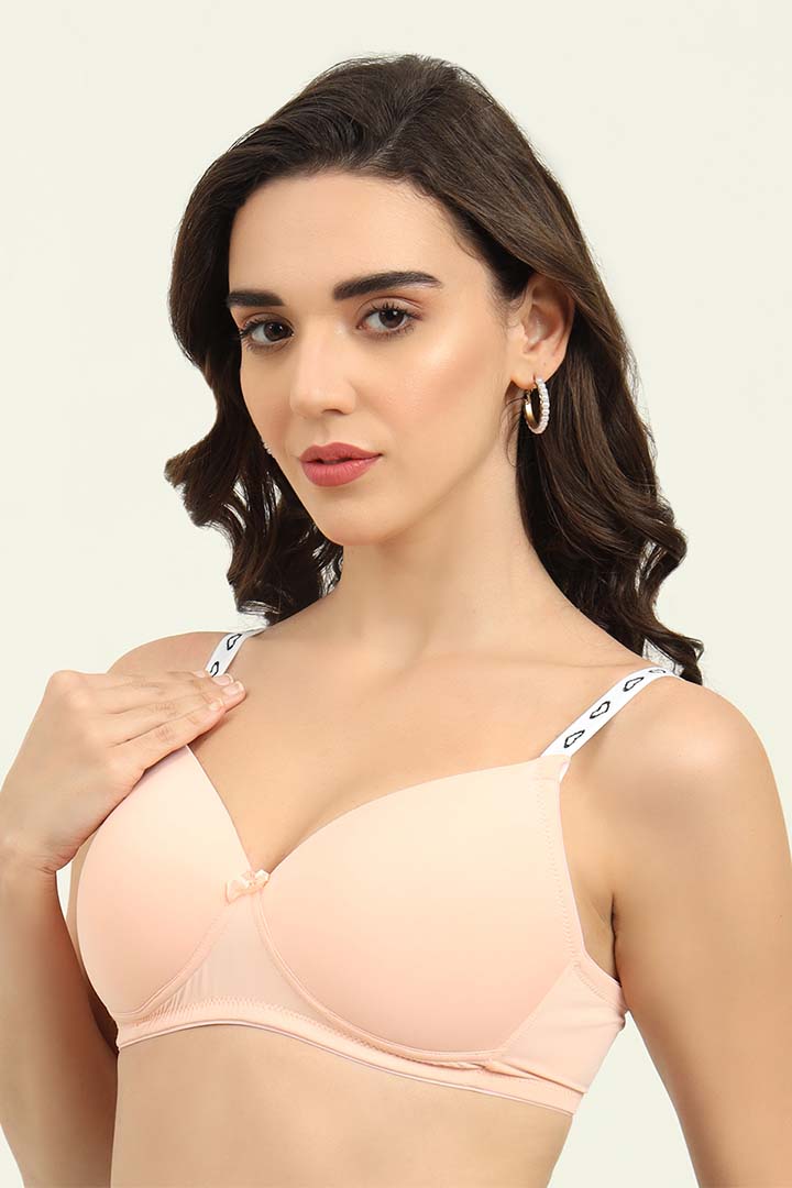 SLUUW BRA-SB007 - LIGHTLY PADDED NON-WIRED T-SHIRT BRA