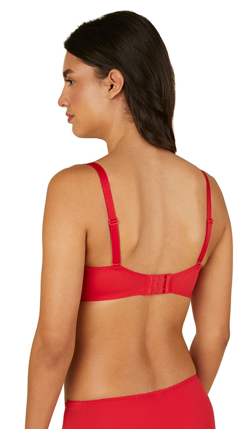 Triumph Red Wireless Padded Seamless T-Shirt Bra
