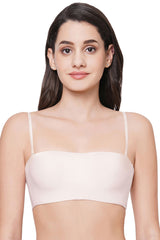 WACOAL BRA WB3B530IN Basic Mold Padded Wired Half Cup Strapless Bandeau T-Shirt Bra