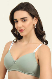 SLUUW BRA-SB007 - LIGHTLY PADDED NON-WIRED T-SHIRT BRA