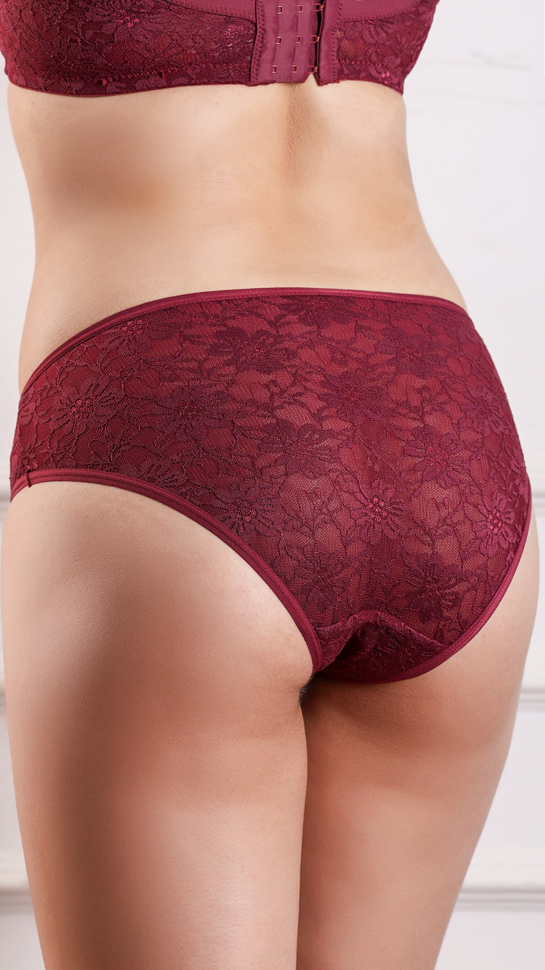 Lace Net Brief I Bridal lace panty