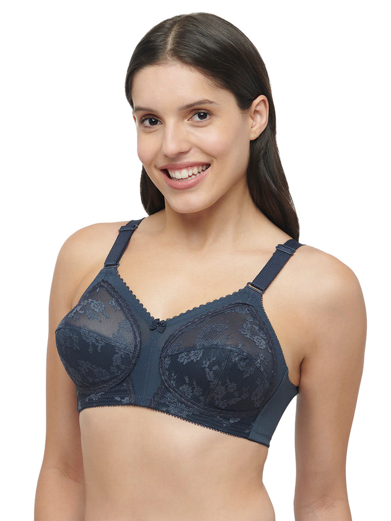 TRIUMPH-20I319 JQ Doreen Wireless Non Padded Full Coverage Support Big-Cup Classics Bra