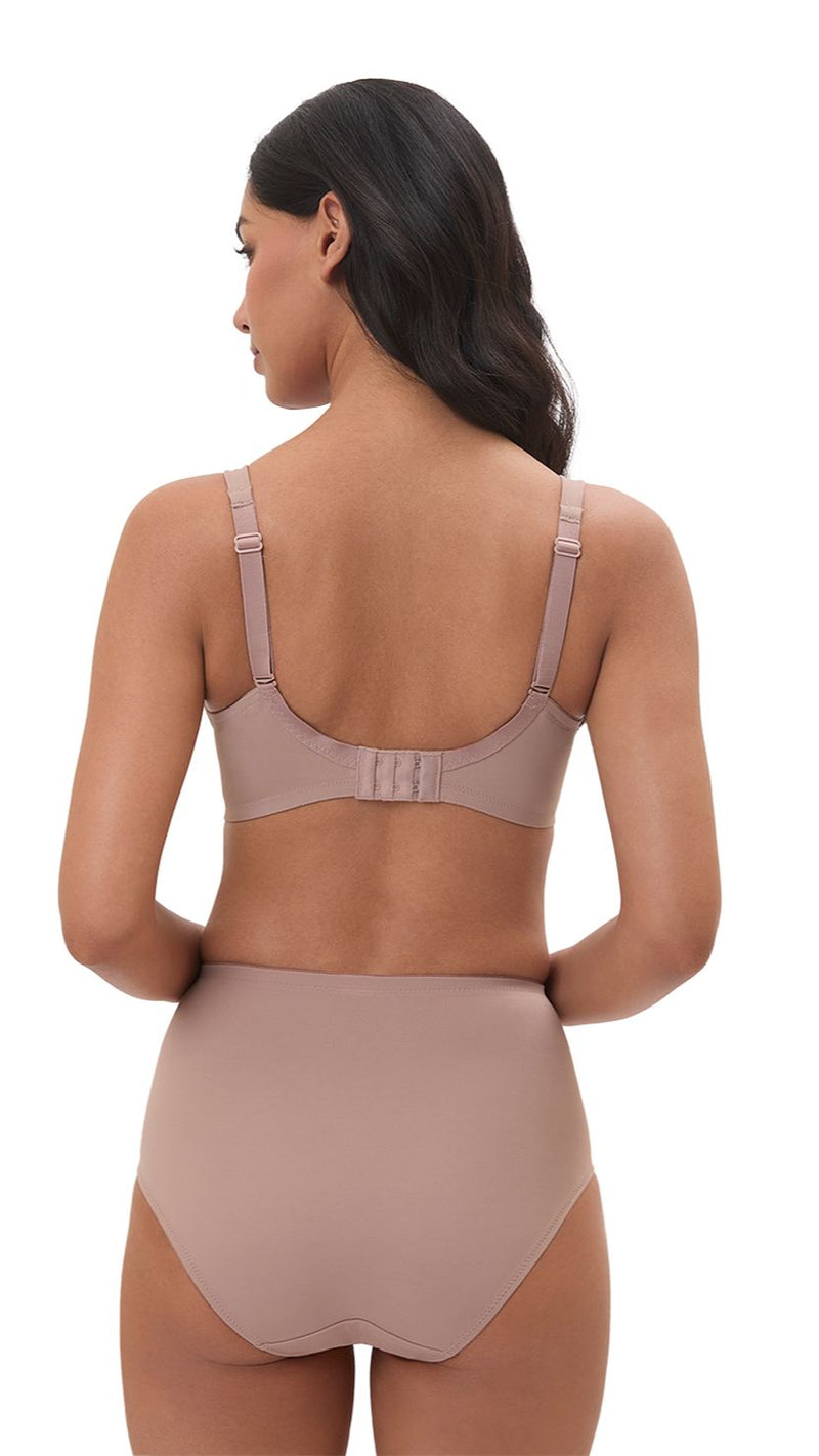 Triumph Mauve Minimizer 112 Non Padded Wireless Seamless Bra
