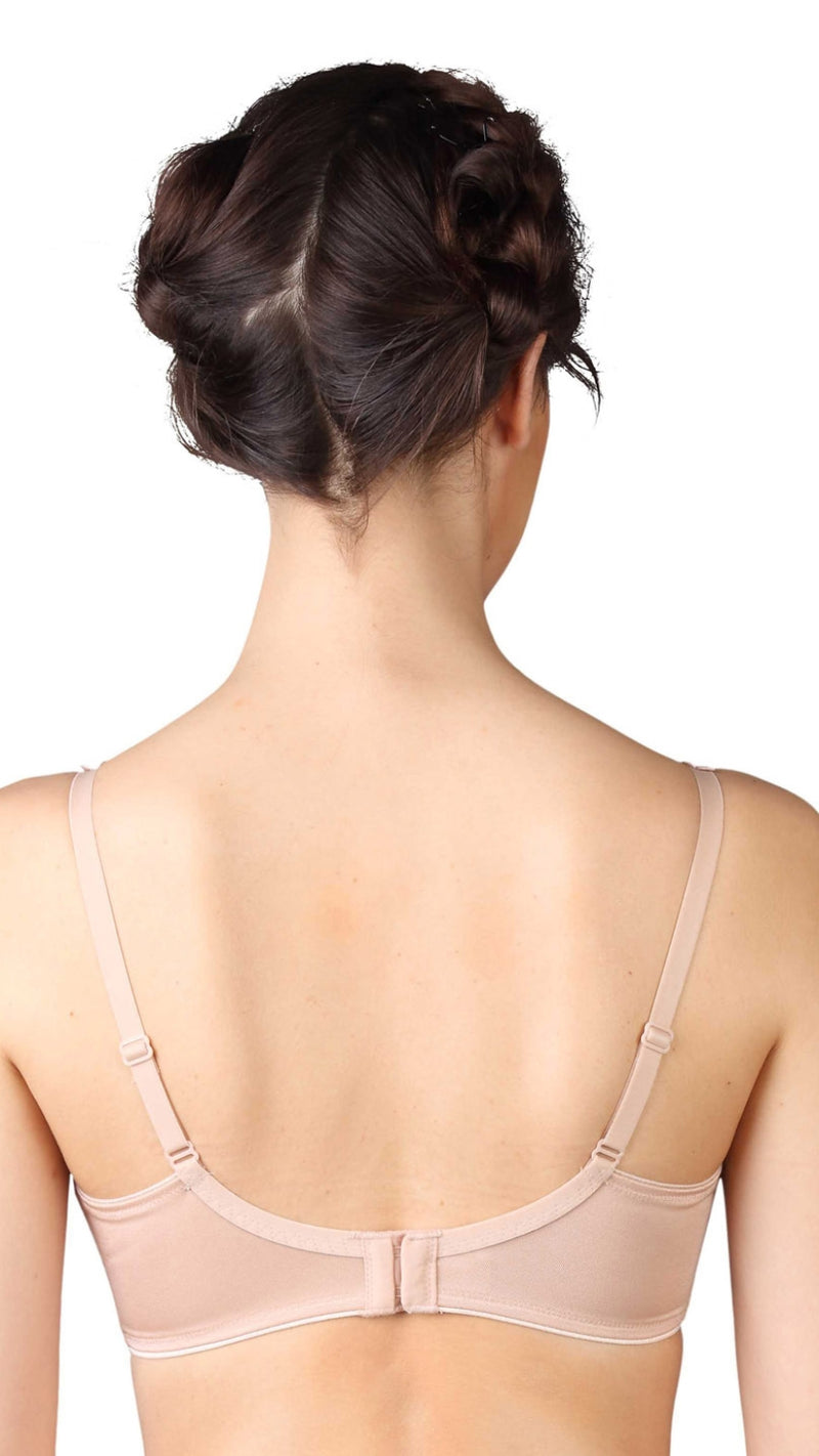 Triumph Skin Nude Floral Trim Minimizer Bra