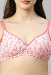 ENAMOR BRA-A039 /2 Perfect Coverage T-Shirt Bra - Supima Cotton Padded Wirefree Medium Coverage