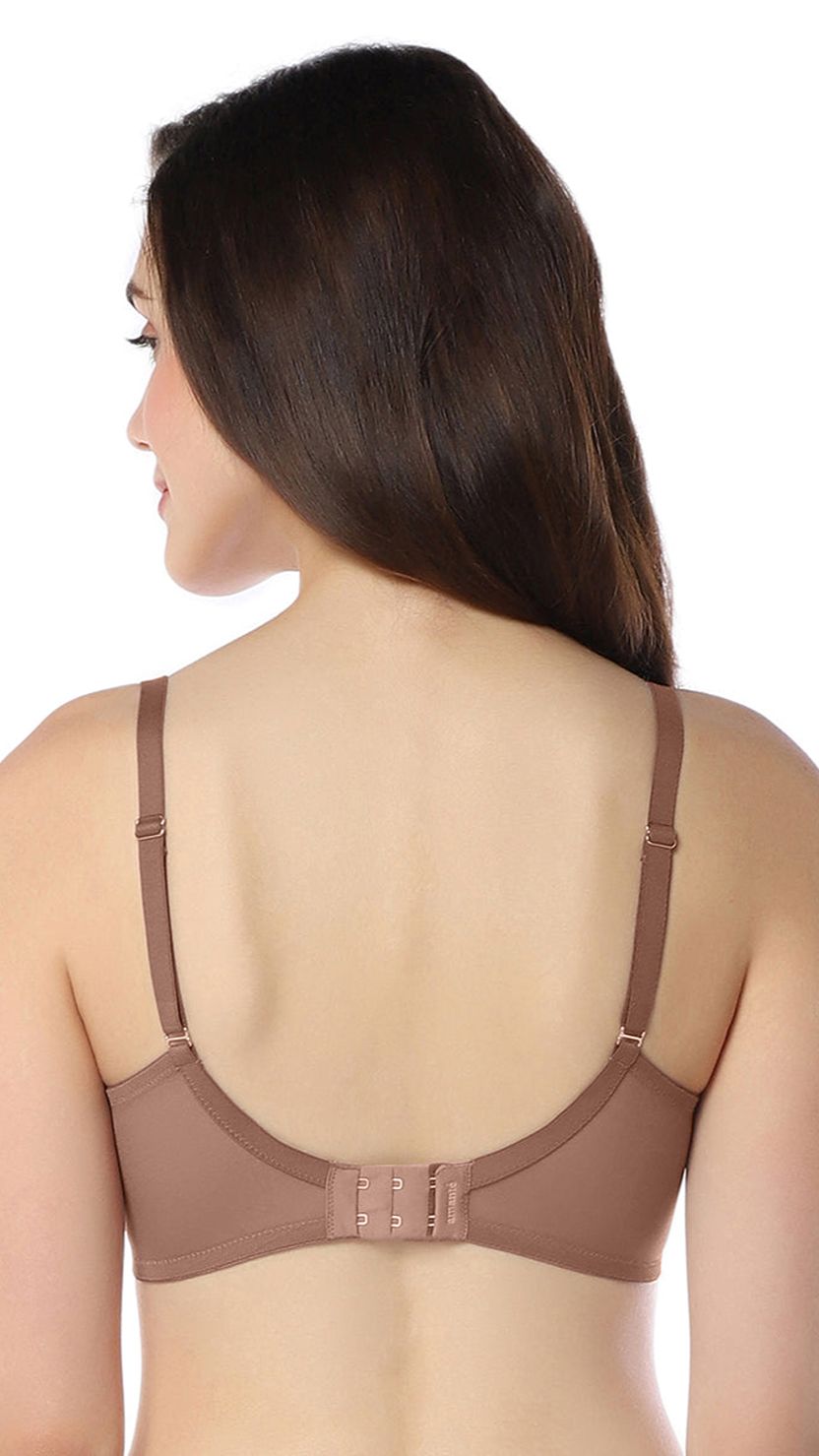 Amante Lace Mesh-Lined Wired Lace Bra