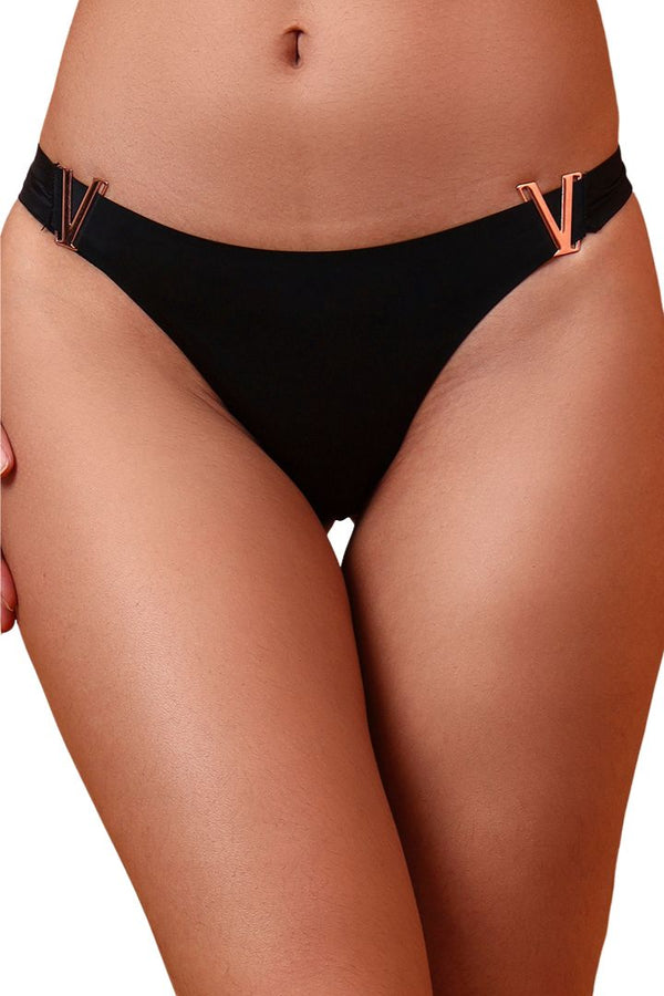 AXTZH Whisper Thong  XTHGSBAL6074IO-BLACK