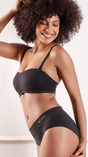 High-Waist Seamless Brief | No-Show Full Coverage Panty