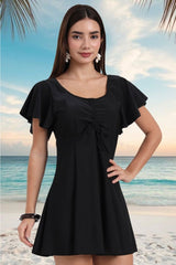 AXTZH Floral Frock-like Chic Romper Swimwear XSWIM1PF5855IY