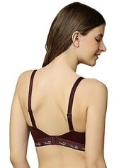 TRIUMPH BRA 110I646-EG Women's Cotton Wire Free Casual Padded T-Shirt Bra