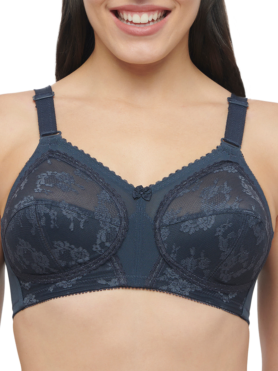 TRIUMPH-20I319/2 Doreen Wireless Non Padded Full Coverage Support Big-Cup Classics Bra