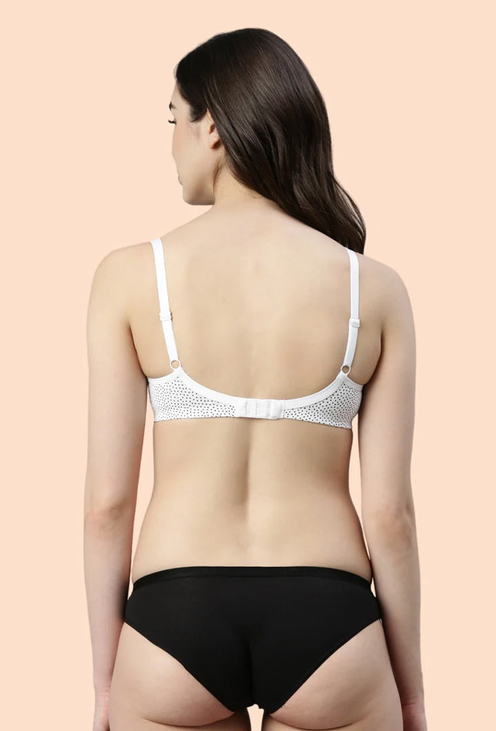 ENAMOR BRA-A042 /2 Side Support Shaper Classic Bra - Supima Cotton Non-Padded Minimizer Wirefree