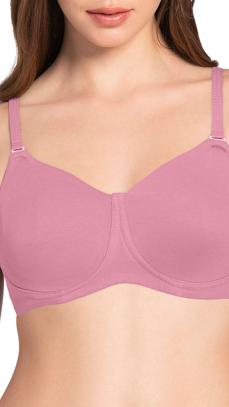 Amante Non Padded Non Wired Seamed Support Bra