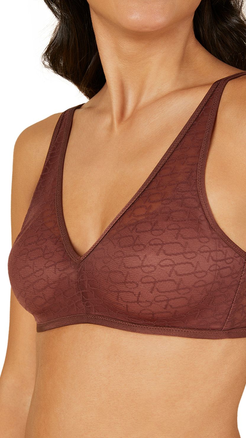 Triumph Brown Signature Sheer Wire-Free Bra