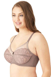 WACOAL BRA-855186 Retro Chic Non Padded Wired Full Coverage Full Support Everyday Comfort Bra