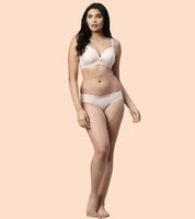 Enamor-F065 Invisible Neckline T-Shirt Bra - Padded & Wirefree