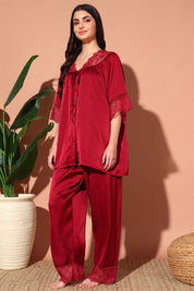 NIGHTWEAR-X2179IO Romantic Night suit set