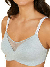 TRIUMPH-110I538 Comfort 161 Padded Non Wired Everyday Invisible Cotton T-Shirt Bra