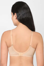 WACOAL BRA IB5246R Contour Padded Wired 3/4th Cup Full Coverage Mesh Fashion Bra - Beige