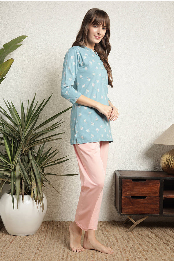 Angels Serene Breeze Cotton Night Set A050IO