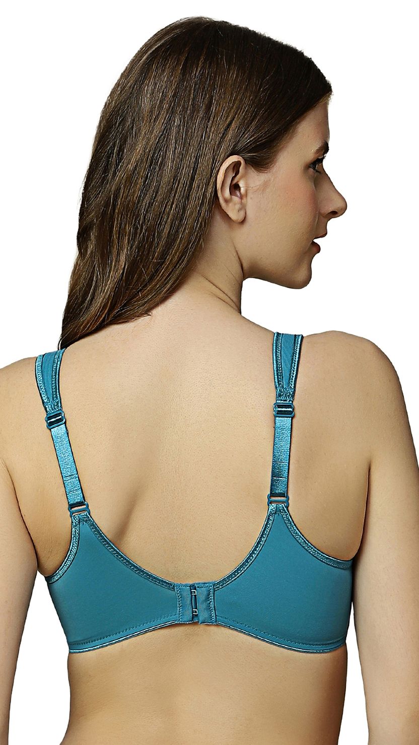 Triumph Teal  Wired Non-Padded Full Coverage Minimizer Bra