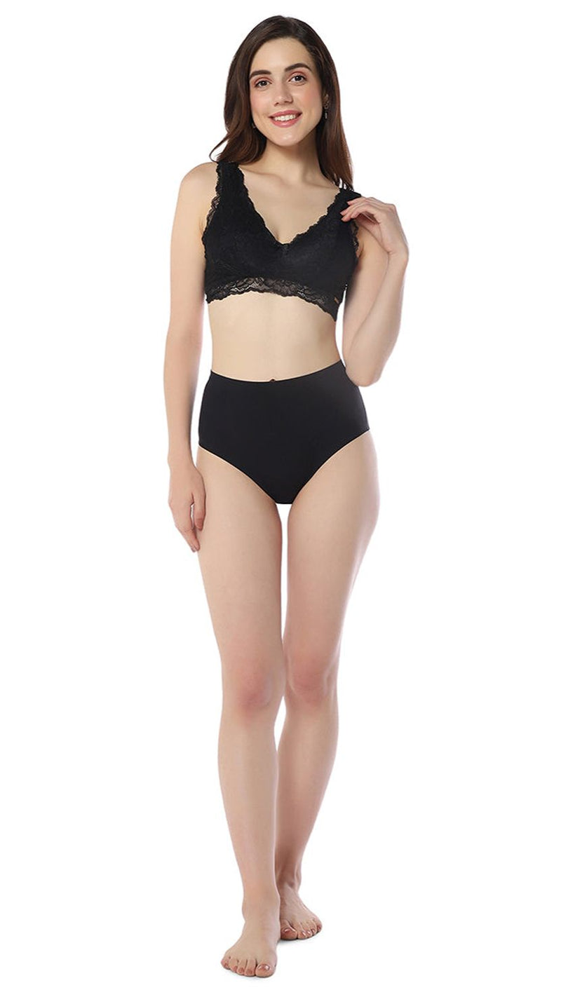 Amante Floral Lace Longline Bralette