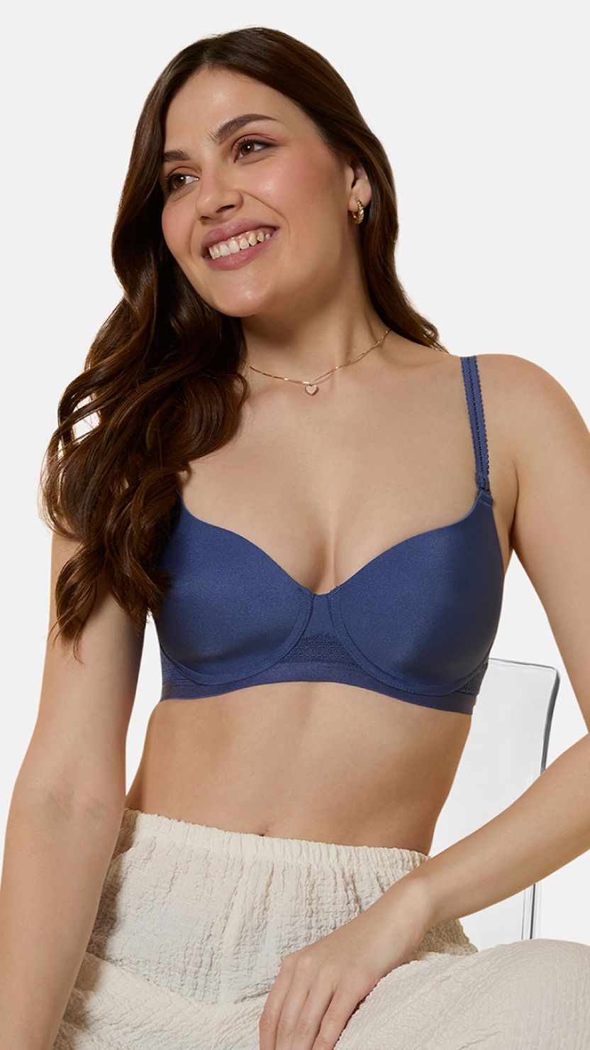 Triumph Blue Silhouette Seamless Wireless T-Shirt Bra