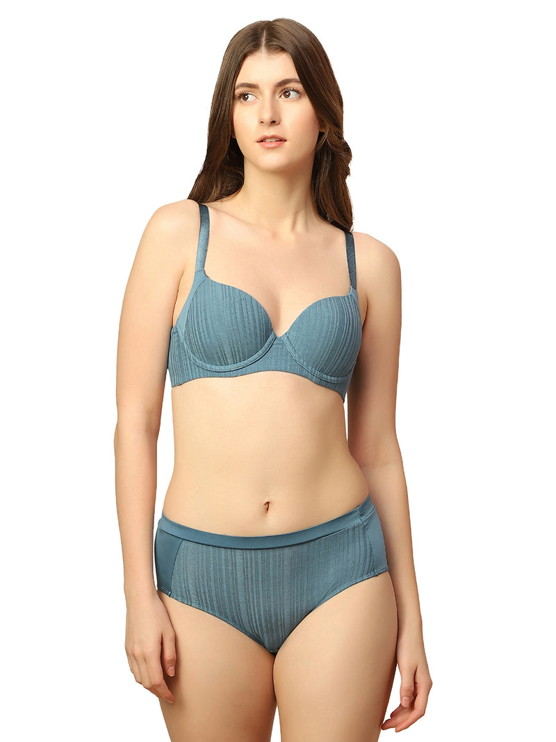 TRIUMPH-123I531 Body Make-Up Patchwork Bra Padded Wired