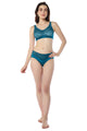 Gibralta Blue & Stucco AMANTE-PAN101201 Elegant Lace Hipster Panty