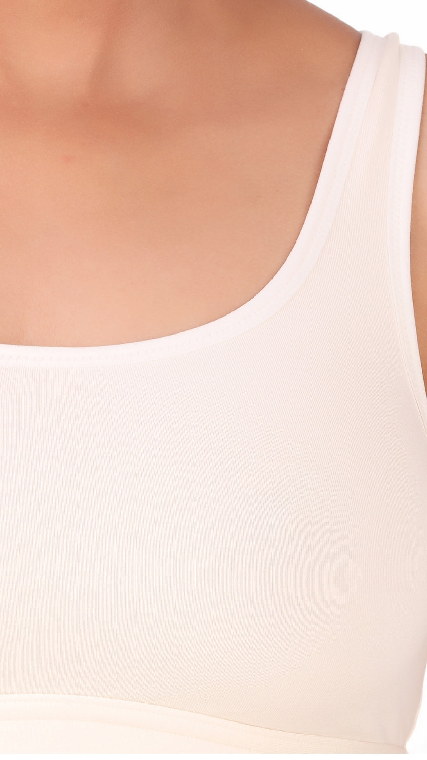 Triumph Ivory Cotton Sports Medium Support Bra