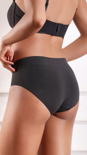 High-Waist Seamless Brief | No-Show Full Coverage Panty